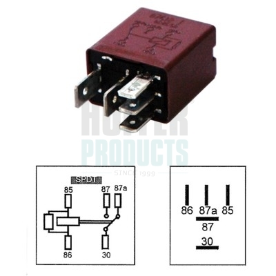 HOFFER 222478 7232307 RELEJ MICRO 7232307/0603000 10A/20A 12V 5IZV