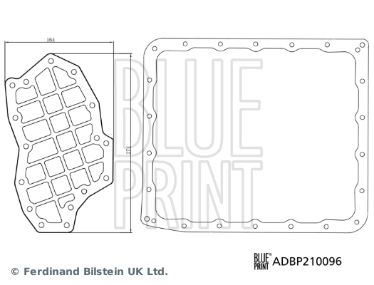 BLUE PRINT ADBP210096 Hidraulika szűrő készlet, automatikus váltó