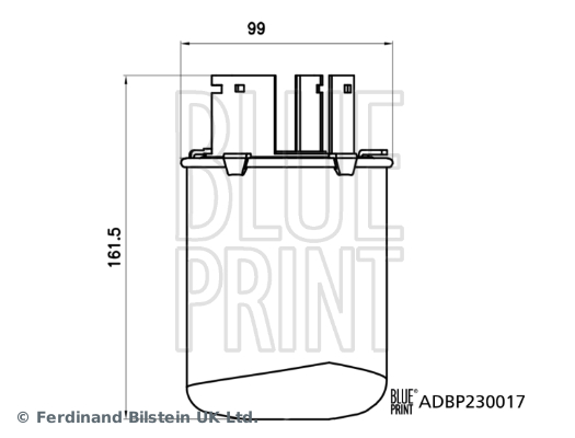 BLUE PRINT BLPADBP230017 Üzemanyagszűrő, gázolajszűrő, benzinszűrő