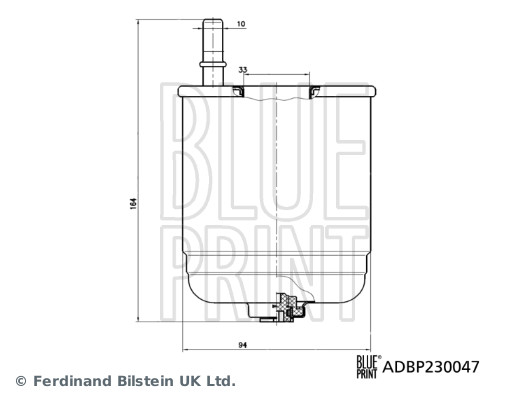 BLUE PRINT ADBP230047 Üzemanyagszűrő