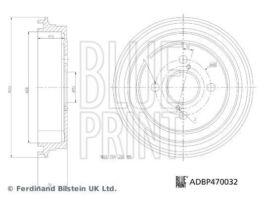 BLUE PRINT ADBP470032 f?kdob