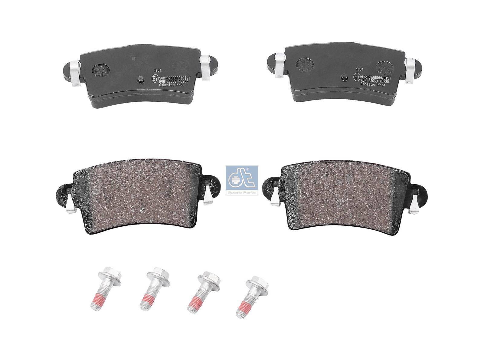 DT PARTS 6.95118 fékbetét készlet