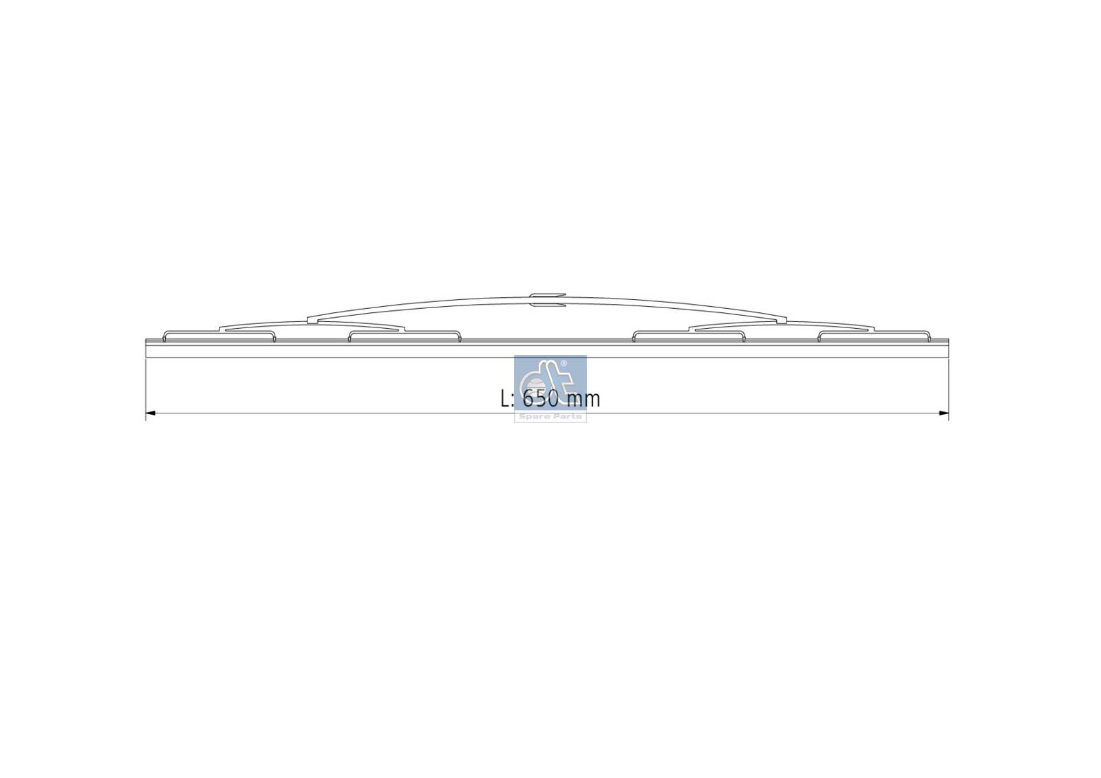 DT PARTS 2.25183 Törlőlapát