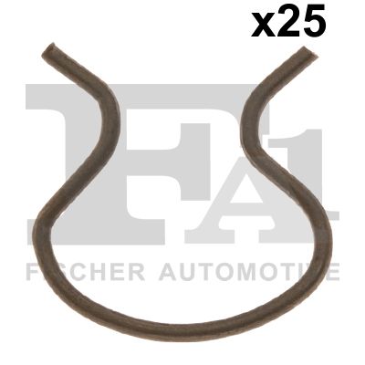 FIS 12-40025.25 SPINKA PODNO?NIKA SZYB BOCZNYCH - KLIPS MOCUJĽCY FIAT, OPEL, PEUGEOT