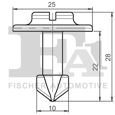 FA1 FIS11-40085.5 SPINKA KLIPS MOCUJACY 5-SZT