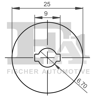 FIS 11-40135.10 PODKŁADKA PLASTIKOWA, KLIPS MOCUJĽCY AUDI, SEAT, SKODA, VW