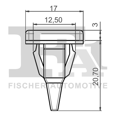 FA1 FIS74-40029.5 SPINKA KLIPS MOCUJACY 5-SZT