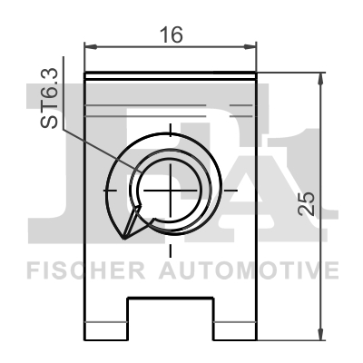 FA1 FIS99-10111.5 SPINKA KLIPS DO MOCOWANIA SRUB 5-SZT