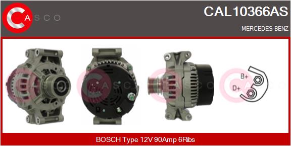CASCO CSCCAL10366AS Generátor