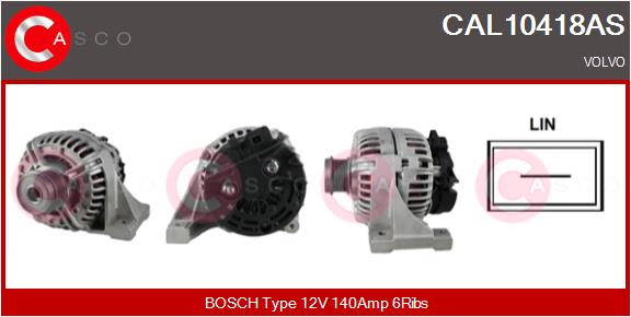 CASCO CSCCAL10418AS Generátor