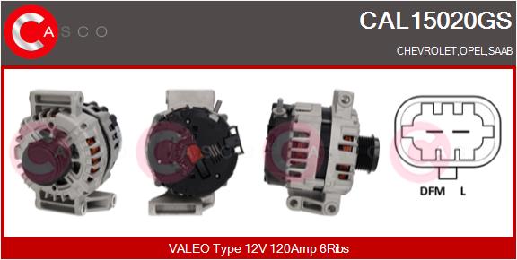 CASCO CSCCAL15020GS Generátor