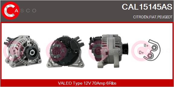 CASCO CSCCAL15145AS Generátor