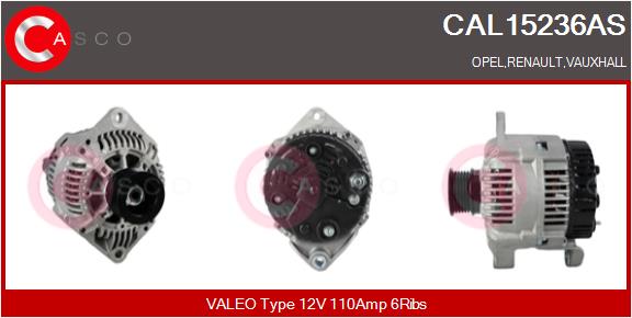 CASCO CSCCAL15236AS Generátor