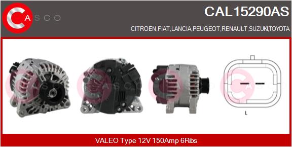 CASCO CSCCAL15290AS Generátor