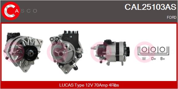 CASCO CSCCAL25103AS Generátor