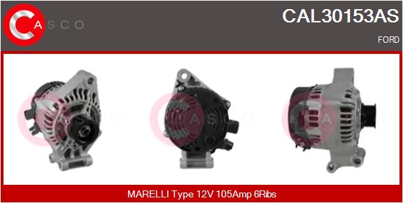 CASCO CSCCAL30153AS Generátor