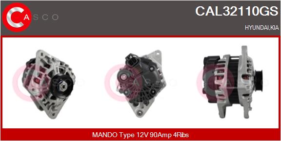 CASCO CSCCAL32110GS Generátor