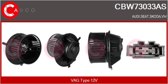 CASCO CSCCBW73033AS Utastér ventilátor, fűtőmotor
