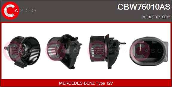 CASCO CSCCBW76010AS Utastér ventilátor, fűtőmotor