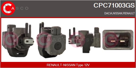 CASCO CSCCPC71003GS Nyomásátalakító szelep kipufogásvezérléshez
