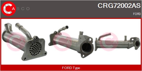 CASCO CSCCRG72002AS Kipufogógáz visszavezetés AGR/EGR hűtés