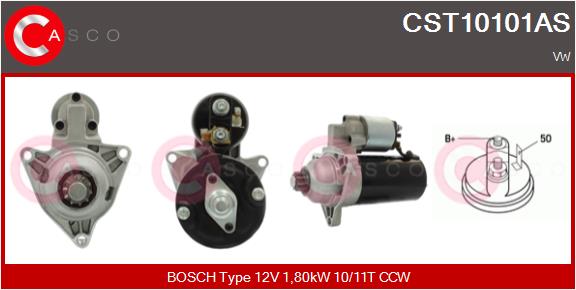 CASCO CSCCST10101AS ROZRUSZNIK 12V 1.8KW BOSCH