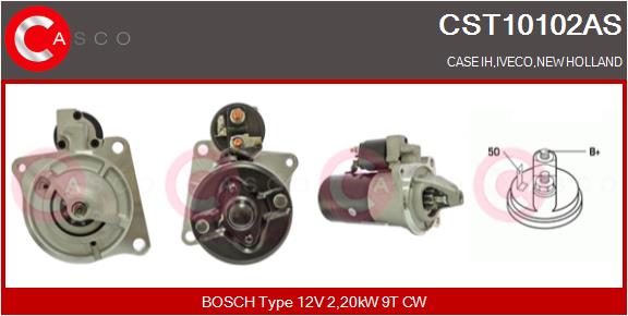 CASCO CSCCST10102AS ROZRUSZNIK 12V 2.2KW BOSCH