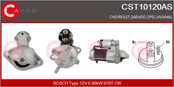 CASCO CSCCST10120AS ROZRUSZNIK 12V 0.9KW BOSCH