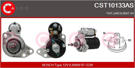 CASCO CSCCST10133AS ROZRUSZNIK 12V 0.95KW BOSCH