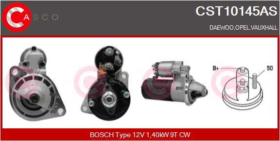 CASCO CSCCST10145AS ROZRUSZNIK 12V 1.4KW BOSCH