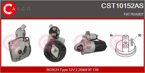 CASCO CSCCST10152AS ROZRUSZNIK 12V 2.2KW BOSCH