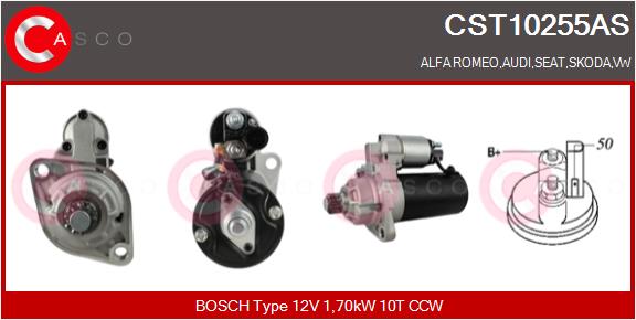CASCO CSCCST10255AS ROZRUSZNIK 12V 1.7KW BOSCH