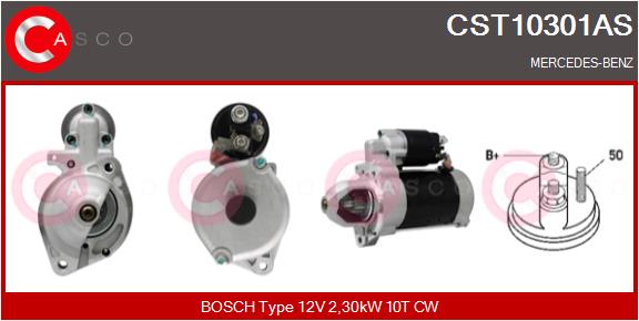 CASCO CSCCST10301AS ROZRUSZNIK 12V 2.3KW BOSCH