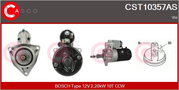 CASCO CSCCST10357AS ROZRUSZNIK 12V 2.2KW BOSCH