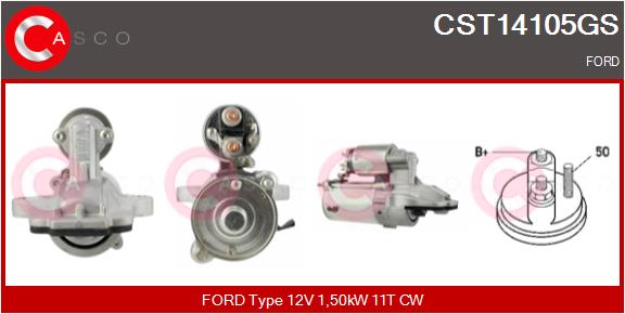 CASCO CSCCST14105GS Önindító
