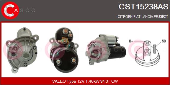 CASCO CSCCST15238AS Önindító