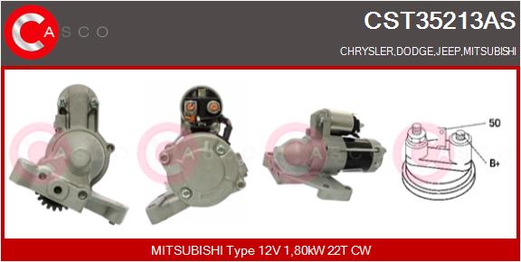 CASCO CSCCST35213AS ROZRUSZNIK 12V 1.8KW MITSUBISHI