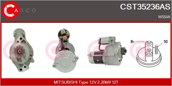 CASCO CSCCST35236AS Önindító