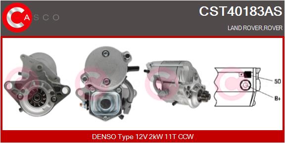 CASCO CSCCST40183AS ROZRUSZNIK 12V 2KW DENSO