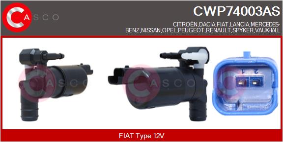 CASCO CSCCWP74003AS Ablakmosószivattyú, szélvédőmosó