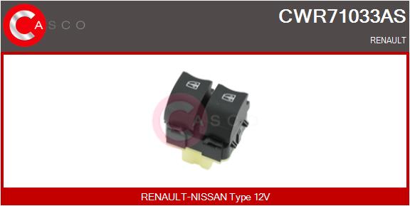 CASCO CSCCWR71033AS Ablakemelő kapcsoló