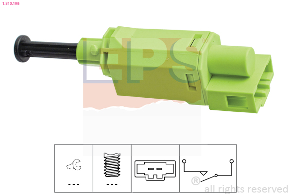EPS 1-810-198 Kuplungpedál kapcsoló, érzékelő, jeladó