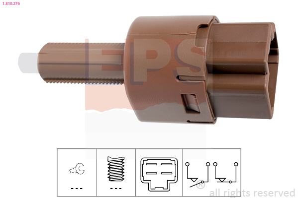 EPS 1-810-276 Kuplungpedál kapcsoló, érzékelő, jeladó