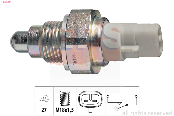 EPS 1-860-111 Tolatólámpa kapcsoló, érzékelő, gomba ház