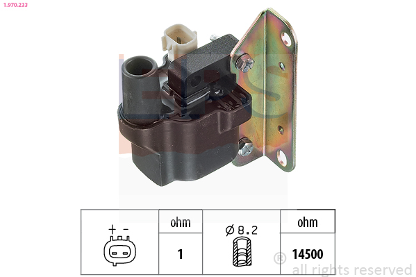 EPS 503 976 1.970.233 - Gyújtótekercs, gyújtótrafó