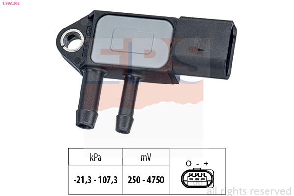 EPS 1-993-265 Kipufogógáz nyomás érzékelő, jeladó