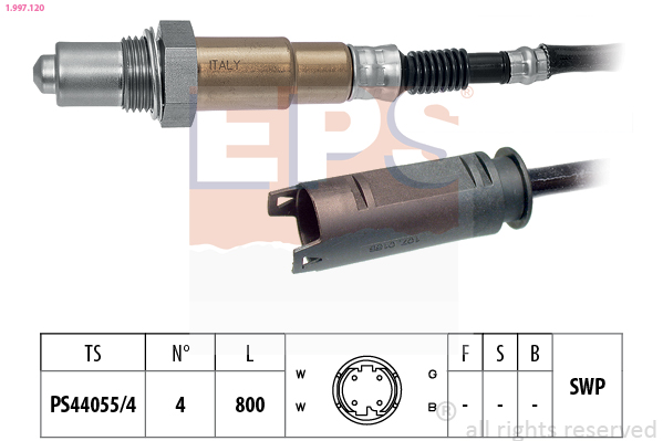 EPS 1-997-120 Lambdaszonda, érzékelő, jeladó