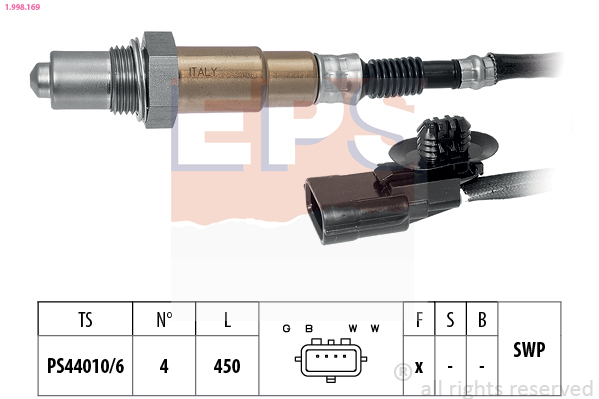 EPS 543 817 1.998.169 - Lambdaszonda, érzékelő, jeladó