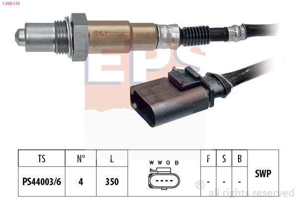 EPS 521 205 1.998.176 - Lambdaszonda, érzékelő, jeladó