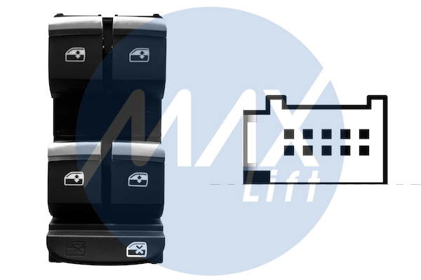 MAX 644652 SAD102 PREKIDA? POD.STAKLA AUDI A4 15- P/L 4X 10PIN SAD102 ,A5/Q5
